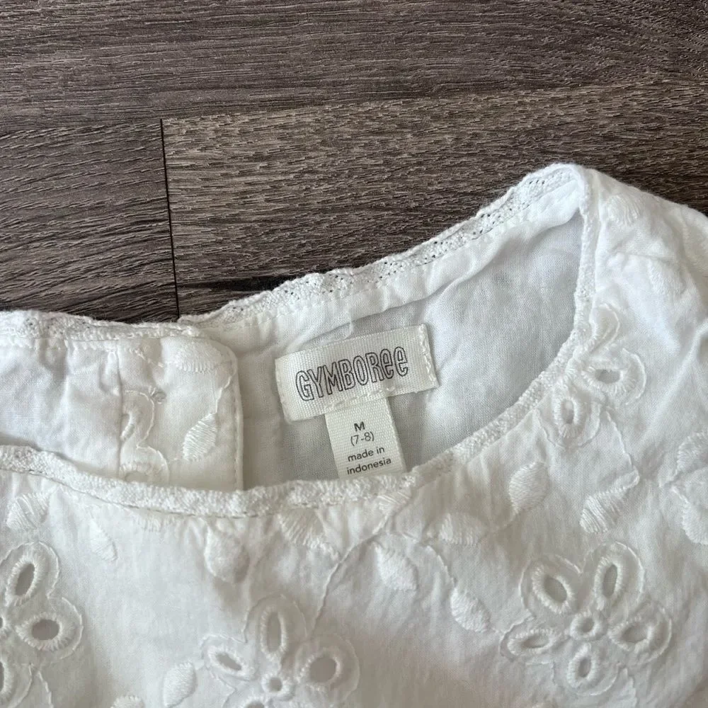 Gymboree Lace Blouse  Girl size 7-8